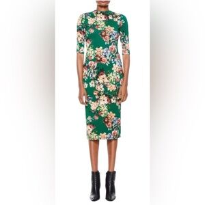 ALICE + OLIVIA Delora Mockneck Floral
Bodycon Dress Size 4